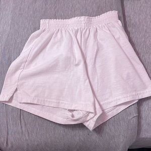 Soffe white shorts size small